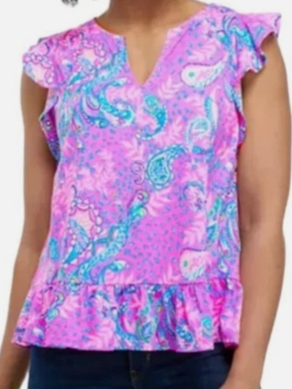 Lilly Pulitzer Lacie Top, sz Large